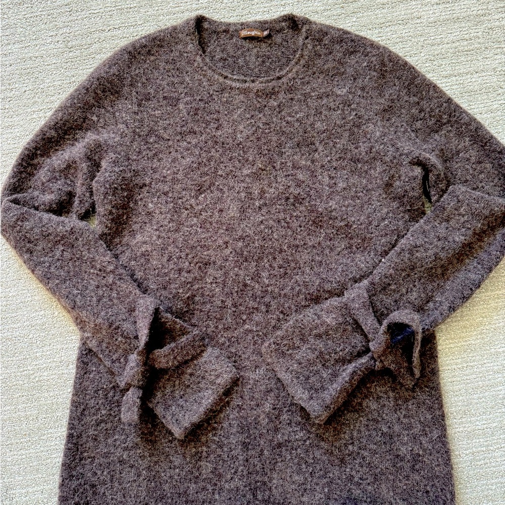 JMcLaughlin sweater with ties at wrist size xs